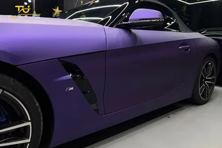 안양랩핑 BMWZ4 20i 무광퍼플메탈릭 전체랩핑 / 안양시 동안구 관양동