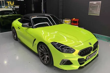 BMW G29 Z4 M40i 택랩 Acid Lime 전체랩핑 / 안양시 동안구 관양동