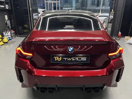 안산 랩핑, BMW G87 M2 사고 보험수리로서 전체 시공. 뱀파이어 레드! / 안양시 동안구 관양동