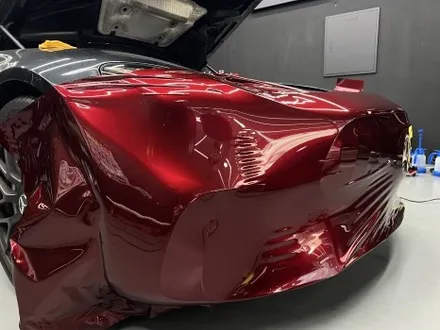 안산 랩핑, AMG GT. 사틴 펄 화이트에서 순정 그레이 그다음은, 고광택 뱀파이어 레드. / 안양시 동안구 관양동