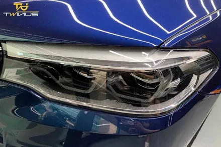 BMW520d 크롬딜리트 창틀몰딩 랩핑 및 헤드라이트 PPF / 안양시 동안구 관양동