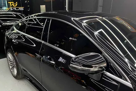 벤츠 AMG GT 43 크롬죽이기 부분랩핑 / 안양시 동안구 관양동