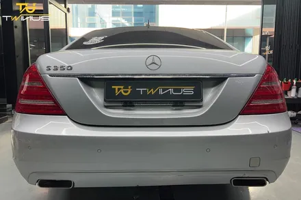 벤츠S350 드레스업 튜닝 사틴블랙 전체랩핑 / 안양시 동안구 관양동