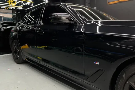BMW520i 사틴다크그레이 전체랩핑 / 안양시 동안구 관양동