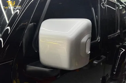 과천랩핑 지프 랭글러 사이드미러 부분 포인트 랩핑 / 안양시 동안구 관양동