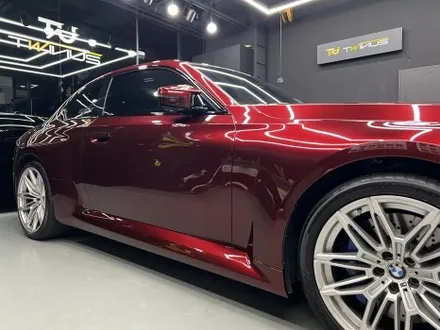 안산 랩핑, BMW G87 M2 사고 보험수리로서 전체 시공. 뱀파이어 레드! / 안양시 동안구 관양동