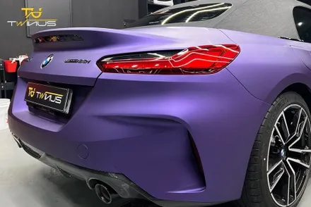 안양랩핑 BMWZ4 20i 무광퍼플메탈릭 전체랩핑 / 안양시 동안구 관양동