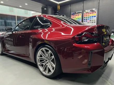 안산 랩핑, BMW G87 M2 사고 보험수리로서 전체 시공. 뱀파이어 레드! / 안양시 동안구 관양동
