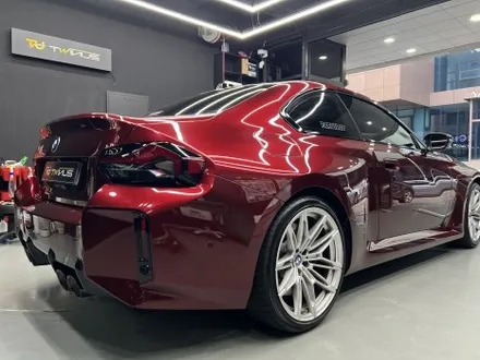 안산 랩핑, BMW G87 M2 사고 보험수리로서 전체 시공. 뱀파이어 레드! / 안양시 동안구 관양동