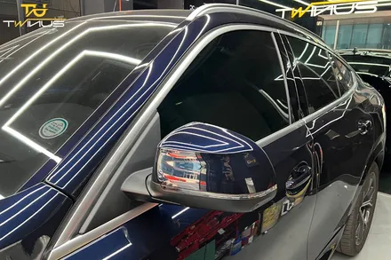 BMWX6 30D 블랙유광 크롬죽이기 및 사틴다크그레이 전체랩핑 그리고 바디킷 튜닝까지 한번에 / 안양시 동안구 관양동