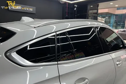 BMWX6 M50i 크롬죽이기 랩핑 및 블랙PPF 루프스킨 / 안양시 동안구 관양동