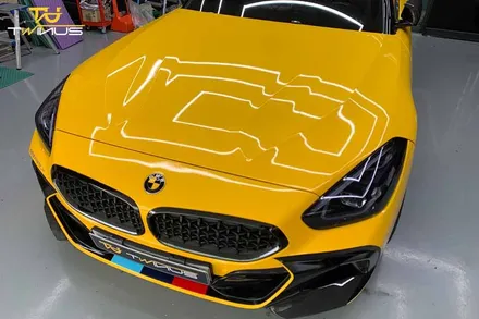 BMW G29 Z4 M40i 택랩 Acid Lime 전체랩핑 / 안양시 동안구 관양동