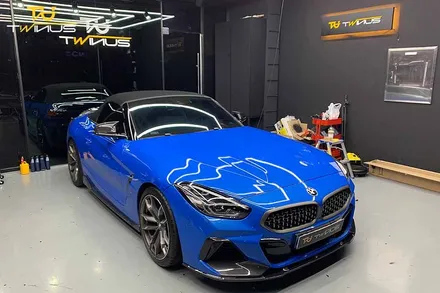 안양랩핑 BMWZ4 M40i 부분 포인트 리얼유광카본 랩핑 / 안양시 동안구 관양동