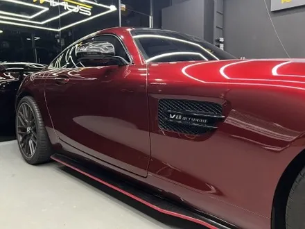 안산 랩핑, AMG GT. 사틴 펄 화이트에서 순정 그레이 그다음은, 고광택 뱀파이어 레드. / 안양시 동안구 관양동