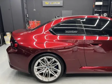 안산 랩핑, BMW G87 M2 사고 보험수리로서 전체 시공. 뱀파이어 레드! / 안양시 동안구 관양동