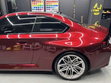 안산 랩핑, BMW G87 M2 사고 보험수리로서 전체 시공. 뱀파이어 레드! / 안양시 동안구 관양동