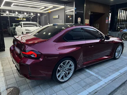 안산 랩핑, BMW G87 M2 사고 보험수리로서 전체 시공. 뱀파이어 레드! / 안양시 동안구 관양동