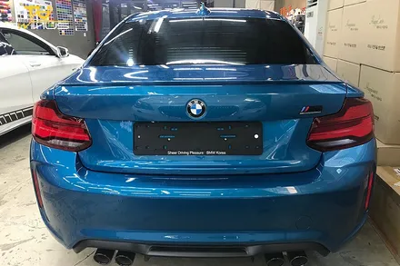 BMW M2랩핑 유광화이트 전체카스킨 / 안양시 동안구 관양동