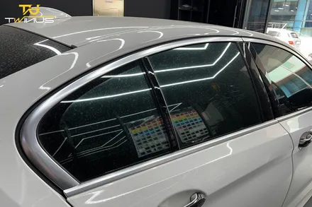 안양랩핑 BMW5시리즈 루프스킨 및 크롬죽이기 랩핑 / 안양시 동안구 관양동