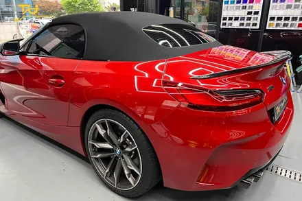 BMW Z4 M40i 부분 PPF 및 사틴블랙 락그레이 전체랩핑 / 안양시 동안구 관양동