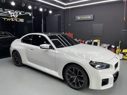 안산 랩핑, 또다시 BMW G87 M2 이번엔 사틴 다크 그레이. 절제된 우아함과 품격. / 안양시 동안구 관양동