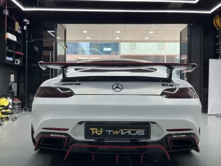 안산 랩핑, AMG GT. 사틴 펄 화이트에서 순정 그레이 그다음은, 고광택 뱀파이어 레드. / 안양시 동안구 관양동