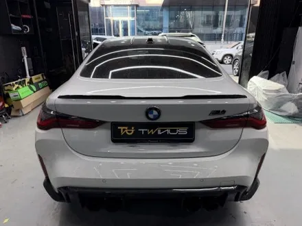 평촌 랩핑, 가치 있는 변화. BMW G82 M4 고광택 실버 레이크 블루. / 안양시 동안구 관양동