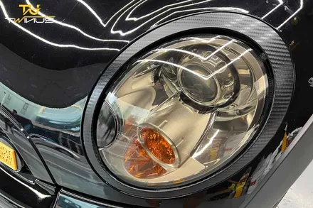 BMW 미니쿠퍼랩핑 데칼 및 포인트 시공 및 라이트필름 작업 / 안양시 동안구 관양동