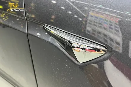 테슬라 모델X 크롬죽이기 및 전체랩핑 그리고 휠도색 / 안양시 동안구 관양동