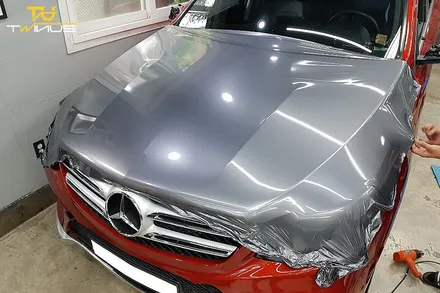 안양랩핑 벤츠 GLE클래스 3M Gloss Anthracite 전체랩핑 / 안양시 동안구 관양동
