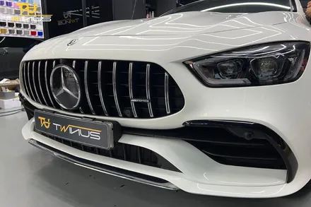 벤츠 GT43AMG 드레스업 튜닝 루프스킨 및 부분랩핑 / 안양시 동안구 관양동