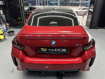 안산 랩핑, BMW G87 M2 사고 보험수리로서 전체 시공. 뱀파이어 레드! / 안양시 동안구 관양동