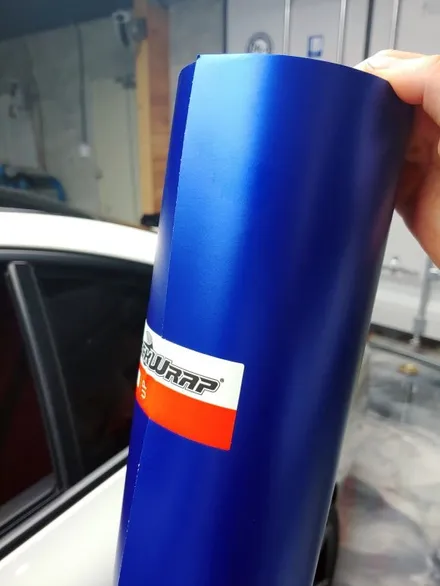 전주랩핑 - BMW 5시리즈 무광크롬으로 랩핑 / 전주시 덕진구