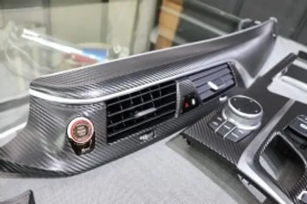 전주실내랩핑 - BMW 5시리즈 무광카본으로 탈바꿈~ / 전주시 덕진구