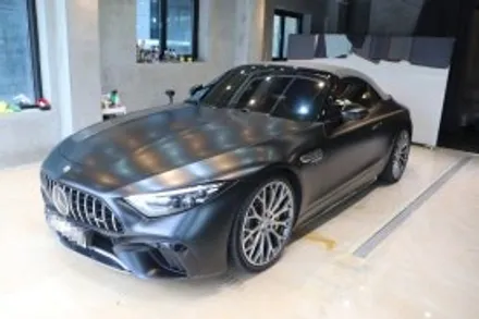 전주랩핑 - SL63AMG 흰색은 싫은데.. / 전주시 덕진구