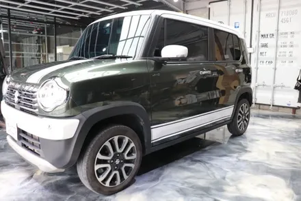 전주랩핑 데칼 - 스즈키 허슬러 포인트랩핑으로 이뻐지기! / 전주시 덕진구
