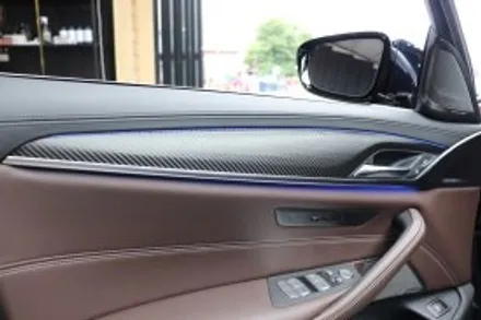 전주실내랩핑 - BMW 5시리즈 무광카본으로 탈바꿈~ / 전주시 덕진구