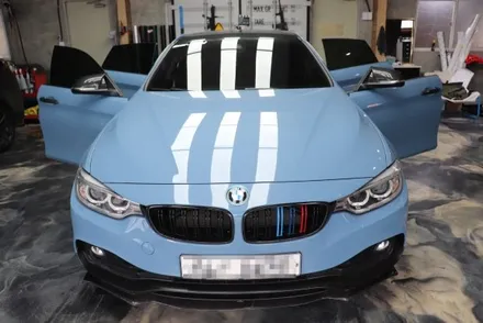 전주랩핑 - 스웨이드... 뭔데 이쁘냐..; BMW 4시리즈 / 전주시 덕진구