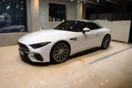 전주랩핑 - SL63AMG 흰색은 싫은데.. / 전주시 덕진구