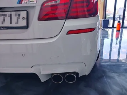 전주랩핑 - BMW 5시리즈 무광크롬으로 랩핑 / 전주시 덕진구