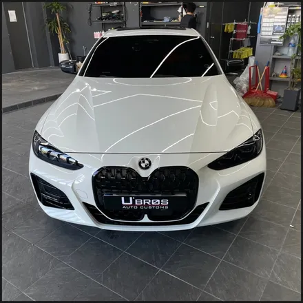 [동탄 랩핑] ●BMW 4시리즈 쿠페 택렙 슈프림레드 전체랩핑+블랙PPF루프스킨● / 동탄 영천동