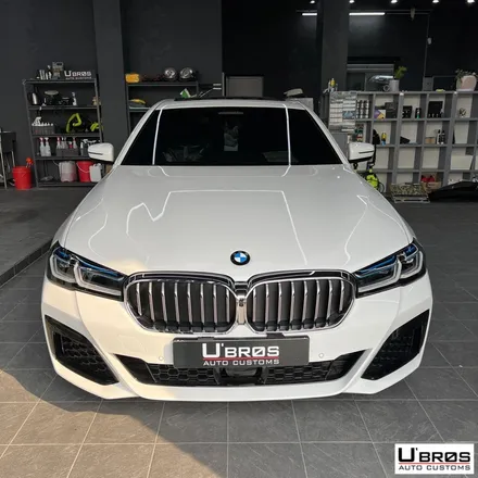 [동탄 랩핑] ● BMW 5시리즈 루프스킨 + 크롬죽이기 + 생활보호PPF ● / 동탄 영천동