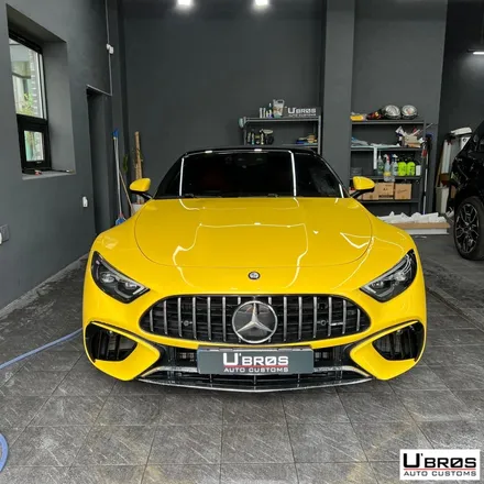 [동탄 PPF] 벤츠 SL63amg 프론트가드PPF + 크롬죽이기 작업후기 / 동탄 영천동