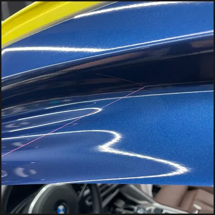 [동탄 랩핑] ●BMW X6 글로스다크블루메탈릭 전체랩핑 + 블락포디 스카이블루 틴팅재시공● / 동탄 영천동