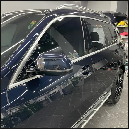 [동탄 랩핑] ●BMW X7 사틴블랙 전체랩핑 + 크롬죽이기 + 루프렉랩핑+하이그로시PPF● / 동탄 영천동