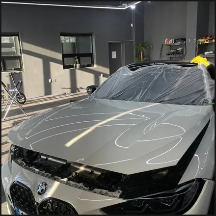 [동탄 랩핑] ●BMW 4시리즈 쿠페 택렙 슈프림레드 전체랩핑+블랙PPF루프스킨● / 동탄 영천동