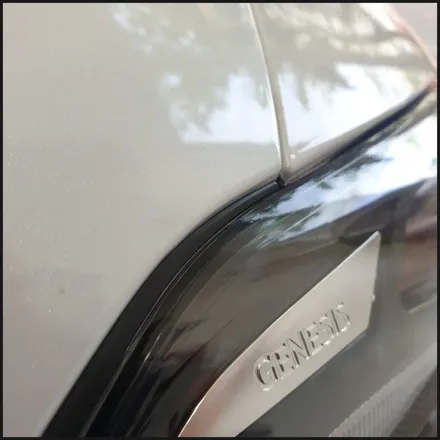 [찰스오토] <제네시스 G70> 하버캠프 SL-Chrome Bond 틴팅 + Gtechniq EXO V4 유리막코팅 + 생활보호PPF + QXD3000 +  아이나비 커넥티드 / 동탄 영천동