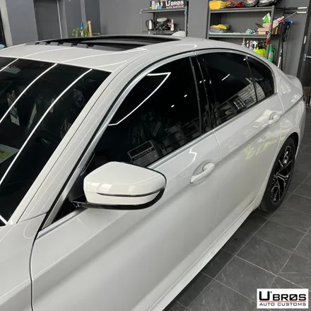 [동탄 랩핑] ● BMW 5시리즈 루프스킨 + 크롬죽이기 + 생활보호PPF ● / 동탄 영천동