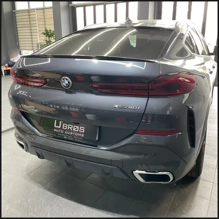 [동탄 랩핑] ●BMW X6 글로스다크블루메탈릭 전체랩핑 + 블락포디 스카이블루 틴팅재시공● / 동탄 영천동