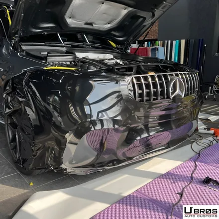 [동탄 랩핑] ● 벤츠 GLC63amg 유광 블랙 펄 전체랩핑 ● / 동탄 영천동